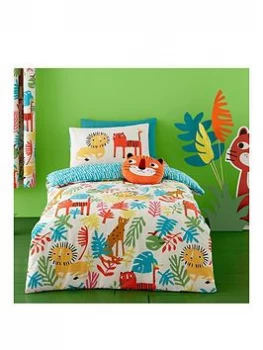 Image of Cosatto Tiger Tropics Duvet Set - Junior, Multi, Size Junior