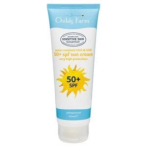Image of Childs Farm 50+SPF Water Resistant Sun Cream 125ml