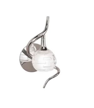 Image of Dali Wall Lamp Switched 1 Light G9, Polished Chrome