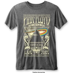 Image of Pink Floyd - Carnegie Hall Unisex Small T-Shirt - Grey