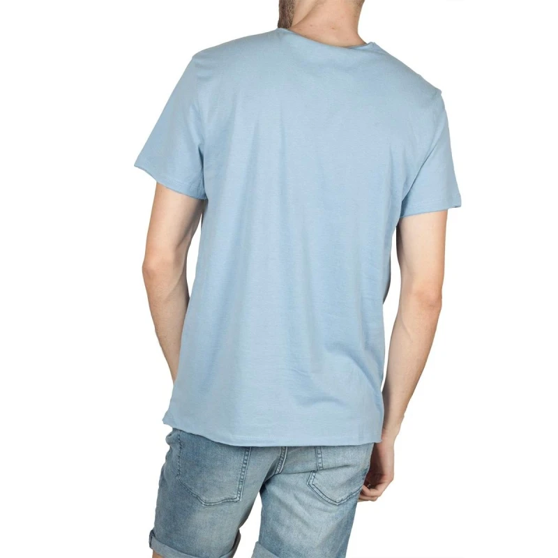 Image of Amplified Amplified Men Dirty Deeds AC DC T-Shirt in Pale Blue Size: X-Small Pale Blue XS Male 5063300696200