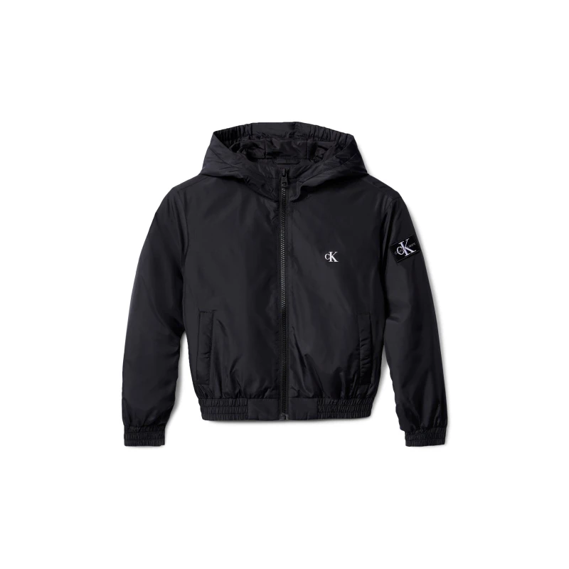 Image of Calvin Klein Jeans Kids Padded Harrington Jacket CK Black BEH male 10Y