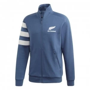 Image of adidas New Zealand All Blacks Mens Presentation Jacket - Blue