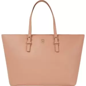 Image of Tommy Hilfiger Medium Monogram Tote Bag - Pink