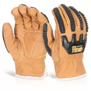 Image of Beeswift Glovezilla Impact Arc Flash Drivers Glove Brown 2XL Pair