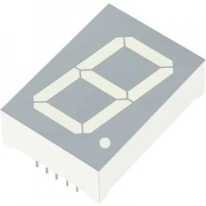 Image of Seven segment display Red 25.4mm 3.7 V No. of digits 1