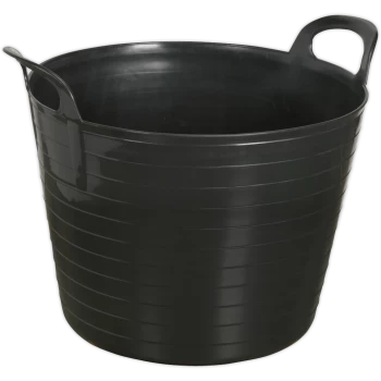 Image of Sealey Heavy Duty Flexi Tub 40l Black