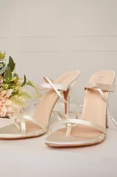 Image of High Heel Lace-Up Sandals