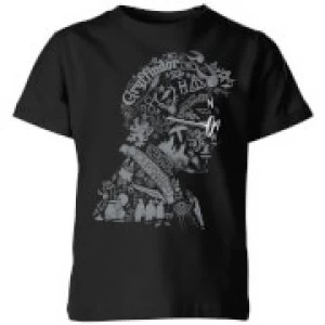 Image of Harry Potter Harry Potter Head Kids T-Shirt - Black - 7-8 Years