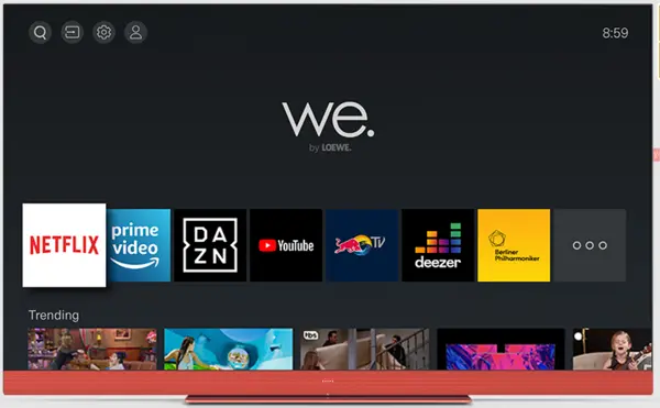 Image of Loewe 55" WESEE55SG Smart 4K Ultra HD LCD TV