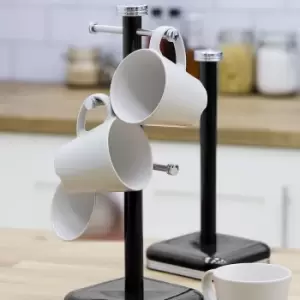 Image of Swan Retro Mug Tree Black