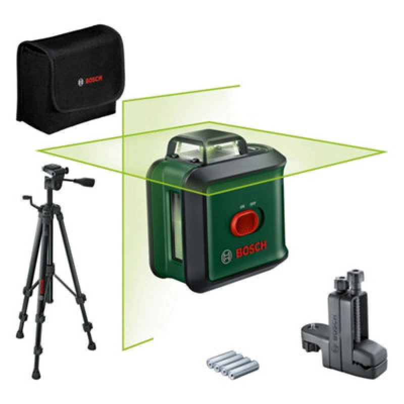 Image of Bosch UNIVERSALLEVEL 360 Self Levelling Laser Level Tripod and Clamp Set (New) 0603663E07