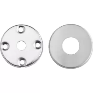 Image of Pull Handle Kit Rose Kit to Suit Pull Handles in Silver Stainless Steel