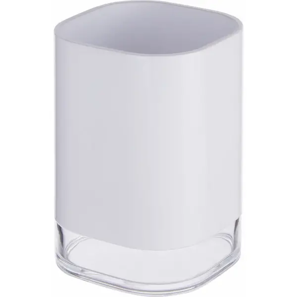 Image of Premier Housewares Premier Housewares Plastic Tumblers White Tumbler Glasses For Bathroom Acrylic Glasses For Storage Glasses Set Durable Tumblers 8 x