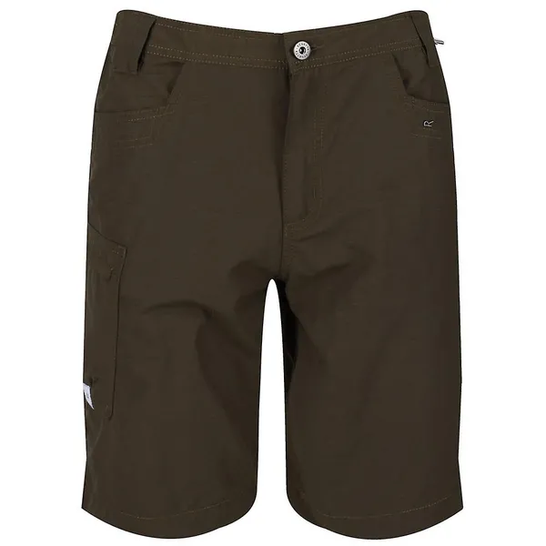 Image of Regatta Mens Delgado Cotton Elasticated Walking Shorts 30 - Waist 30' (76cm), Inside Leg 32' Citadel Blue REG155-TDE-30