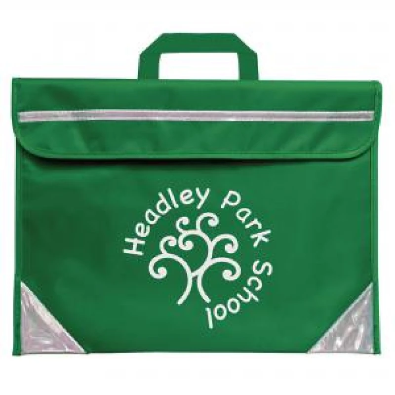 Image of Duo Unprinted Book Bag Emerald