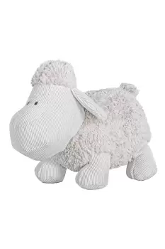 Image of Sheep Corduroy Doorstop - Natural