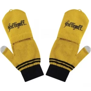 Image of Harry Potter Hufflepuff Fingerless Gloves/Mittens