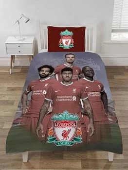 Image of Liverpool FC Players Duvet Set - Single, Multi
