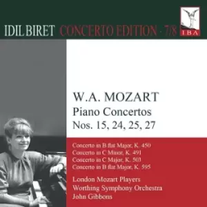 Image of WA Mozart Piano Concertos Nos 15 24 25 27 by Wolfgang Amadeus Mozart CD Album