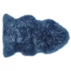 Image of Origins Genuine Sheepskin Rug Navy Single 65 x 95cm