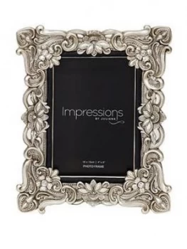 Image of Impressions Antique Floral Resin Frame 4X6"