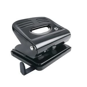 Image of 5 Star Hole Punch Plastic Base Metal Handle Black
