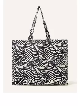 Image of Accessorize Printed Swirl Shopper