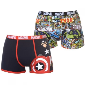 Image of Character 2 Pack Boxers Mens - Marvel