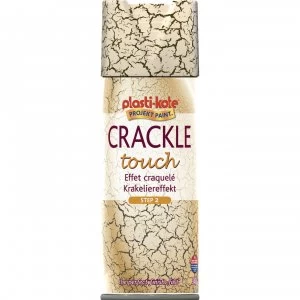 Image of Plastikote Crackle Touch Aerosol Spray Paint Brown 400ml