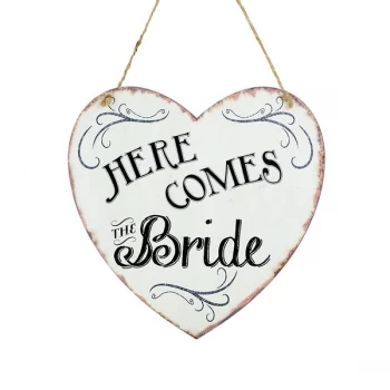 Image of Sign Here Comes The Bride By Heaven Sends