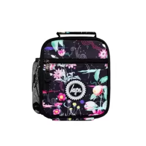 Image of Hype Mystic Flower Crest Lunch Box (One Size) (Black/Pink/Green)