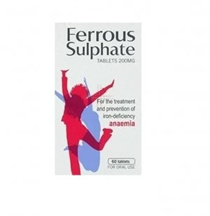 Image of Ferrous Sulfate 200mg 60 Tablets