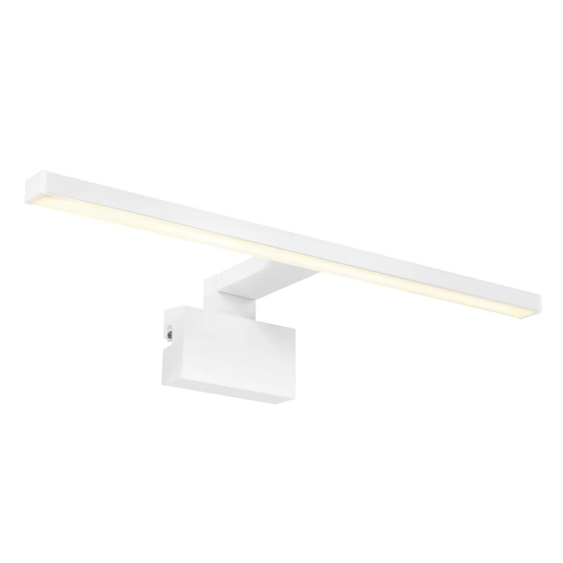 Image of Nordlux Modern Indoor Wall Light White Metal Intergrated LED 25, 000hrs - Mains Powered, IP44 White Unisex
