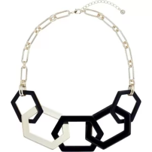 Image of Ted Baker Ladies Plated Base Metal Geo Chain Geola: Geo Chain Necklace