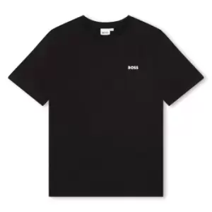 Image of Boss Small Logo T-Shirt Junior Boys - Black