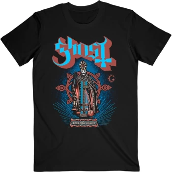 Image of Ghost - Habemus Papam Unisex Medium T-Shirt - Black