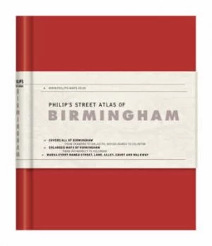 Image of Philips Street Atlas of Birmingham by Philips Maps Hardback