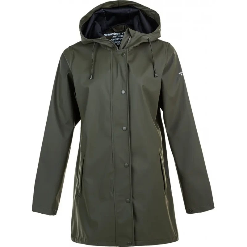 Image of Weather Report Womens waterproof jacket Weather Report Petra Vert Female 40