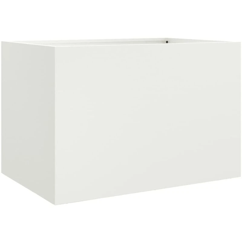 Image of VIDAXL Planter White 62x47x46cm Steel Vidaxl 8721012364608