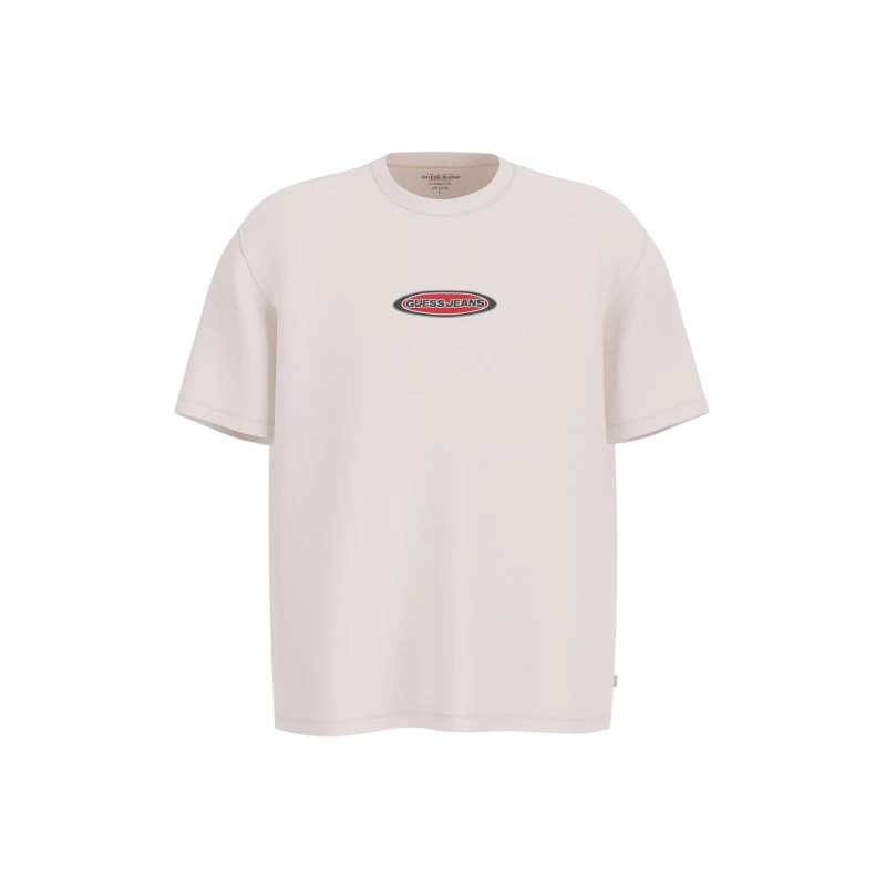 Image of Guess Guess Mid Logo Tee Sn54 White G054 male Small