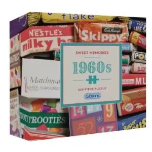 Image of Gibsons Sweet Memories of the 1960s - Spring 2022 - 500 Piece Jigsaw Puzzle