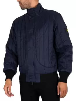 Image of Vertical Padded Bomber Jacket