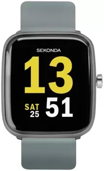 Image of Sekonda Grey Silicone Strap Smart Watch