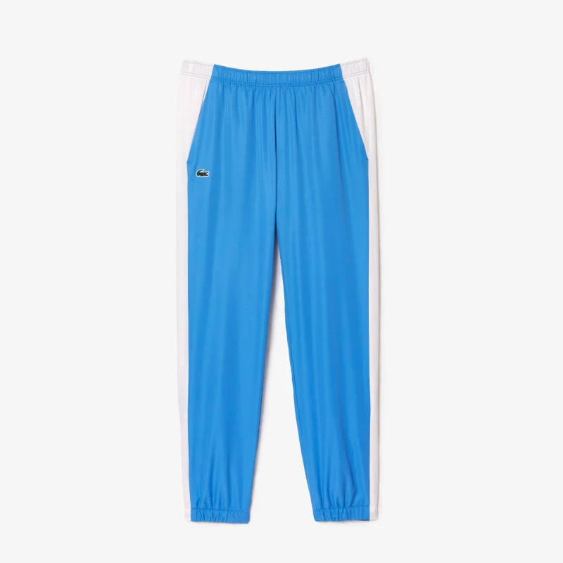 Image of Lacoste Mens Closed Hem Woven Tracksuit Joggers Ethereal/Flour male XS