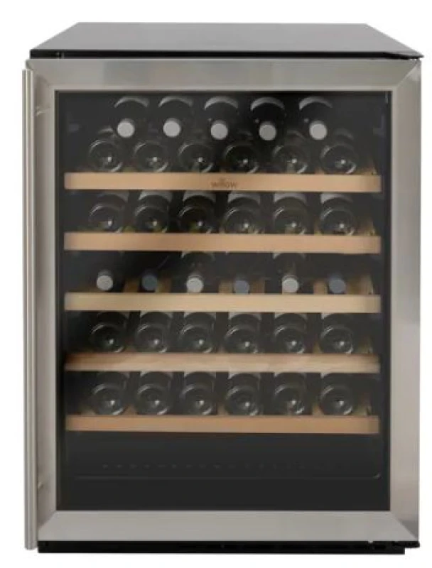 Image of Willow Under Counter 142l 52 Bottles Wine Cooler Silver