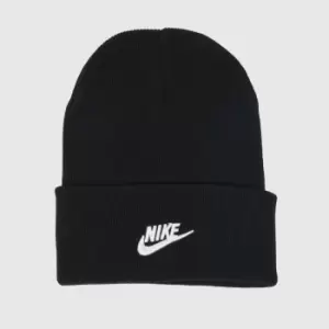 Image of Nike Nsw Utility Futura Beanie, Black/White, Unisex, Headwear, DJ6224-010