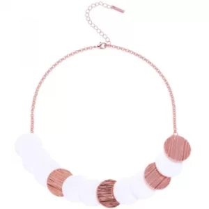 Image of Karen Millen Textured Disc Necklace