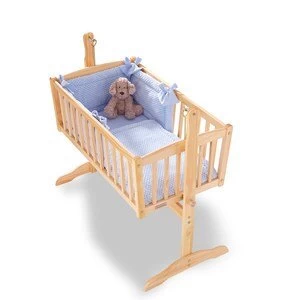 Image of Clair de Lune Honeycomb Quilt and Bumper Set - Blue