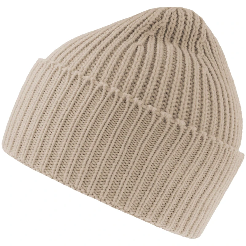 Image of Atlantis Atlantis Men Oak Chunky Knit Beanie in Beige Beige One Size Male 5063527805256